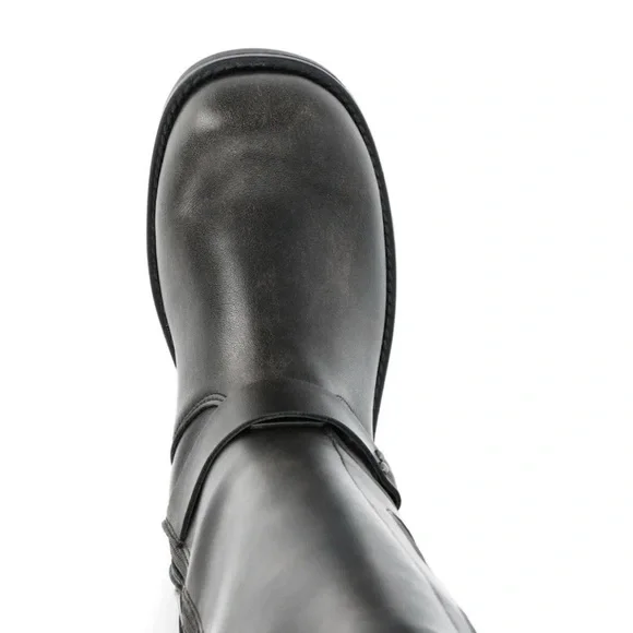 NWT! Madden NYC Women's Faux Leather Tall Moto Boots Dark Brown SIZE 6 No Box - Picture 3 of 15